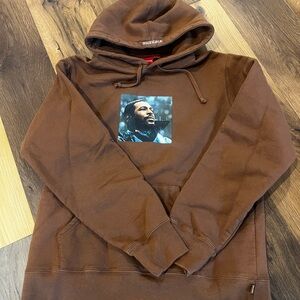 Supreme Marvin Gaye Brown Hoodie